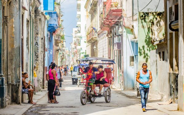 Une rue de la vieille Havane, Cuba